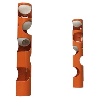 Mid-Century Swiss Space Age Guggerli L3 Floor Lamp by Rosemarie and Rico Baltensweiler for Baltensweiler, Set of 2 For Sale