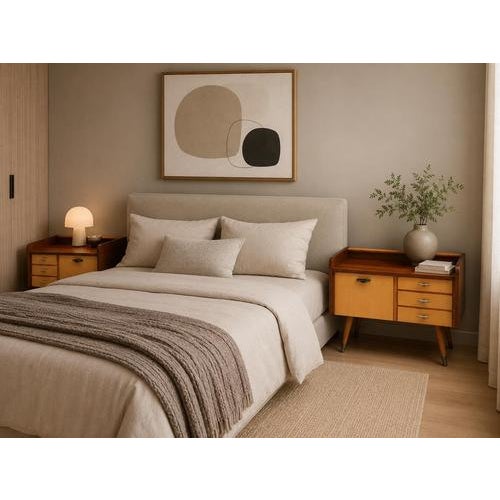 Nightstands in Teak, Set of 2 For Sale - Image 3 of 9