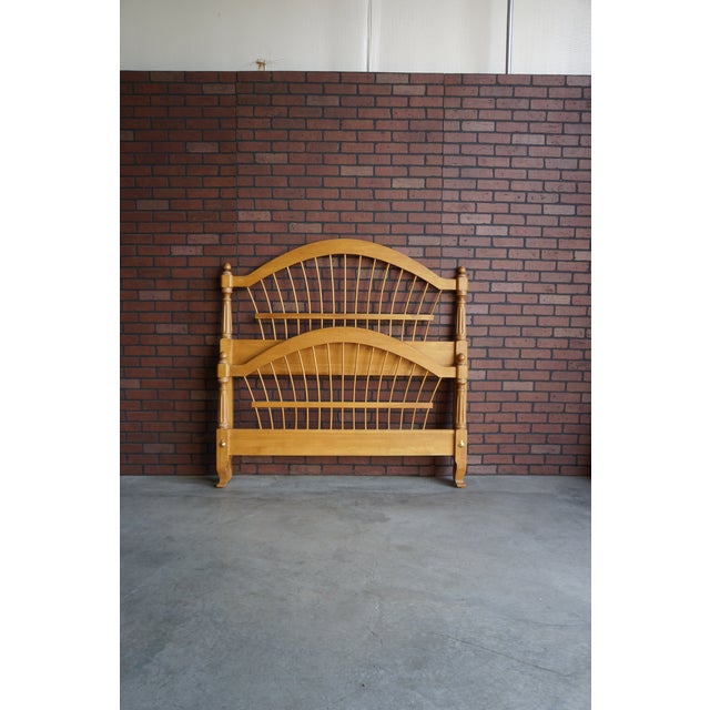 Ethan Allen Country French Wheatback Full Bed For Sale - Image 6 of 6