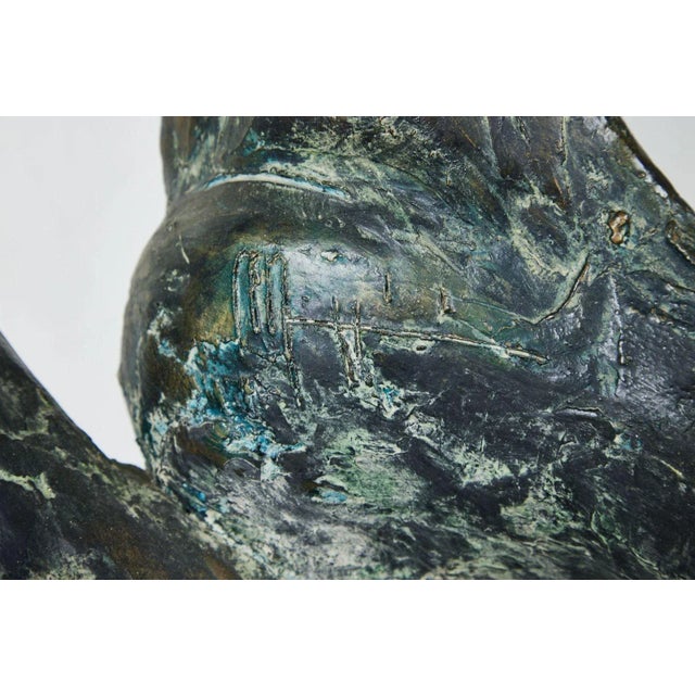 Marino MazzacuratiGlazed, Resin Statue of Horses, circa 1945 For Sale In Los Angeles - Image 6 of 10