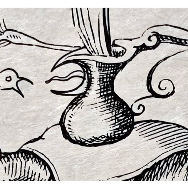 Salvador Dali, Quaresmeprenant from Les Songes Drôlatiques de Pantagruel, Original Large Lithograph, 1973 For Sale - Image 6 of 13