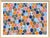 Tina Ruyi "The Quilt" Abstract Colorful Geometric Pattern with Nude Figures Watercolor, 2023 For Sale