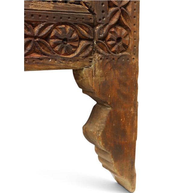 Antique Hand-Carved Wooden Mashrabiya, 1890s For Sale - Image 5 of 18