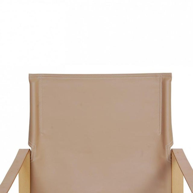 Safari Chair in Leather by Kaare Klint, 2018 For Sale - Image 3 of 12