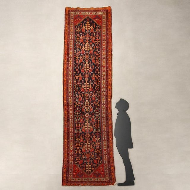 Malayer rug in wool, fine knot, hand-made. This piece is attributed to the mentioned designer/maker. It has no attribution...