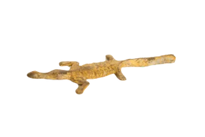 Vintage African Bronze Light Backed Crocodiles