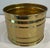 Nice vintage Bristol Brass 5.5” round brass planter