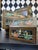 Trio Indian Hand-Painted Nesting Wooden Boxes - Mid 20th Century Set of 3 For Sale - Image 12 of 16
