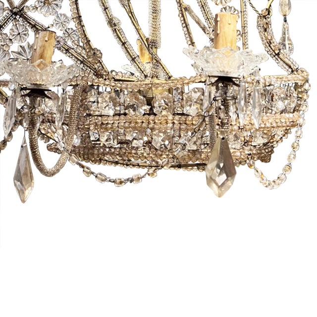 Italian Ship Chandelier, 1950s For Sale - Image 6 of 10