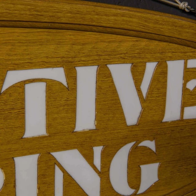 Antique Edwardian Oak Framed Tailor Signs, Set of 2 For Sale - Image 6 of 11