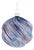 Iridescent Swirled Glass Ornament (Set of 6) For Sale