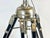 Large Vintage Tripod Aluminum Nickled Floor Lamp, 1980s For Sale - Image 17 of 18