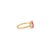 Ruby Red 1900s Inspired 1.48 Ct Emerald-Cut 14k Gold Ruby Three Stone Ring With Diamonds, Size 6 For Sale - Image 8 of 14