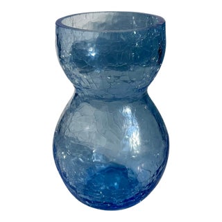 Murano Barbini Glass Vase Hand Blown Italy 1960s Mid Century Modern For Sale