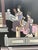 Black Chinese Coromandel Imperial Palace Courtyard Scene Six-Panel Screen For Sale - Image 8 of 12