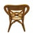 1950s Restored Mid-Century Rattan Dining Side Chairs With Heart Backs- Set of 3 For Sale In Los Angeles - Image 6 of 10