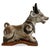 Ivory Nandi Cow in Carved and Lacquered Wood For Sale - Image 8 of 9
