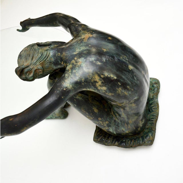 Vintage Sculptural Bronze Coffee Table, 1970 For Sale - Image 11 of 13