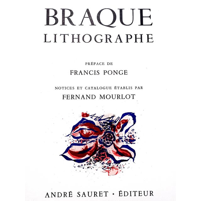 Georges Braque - Original Lithograph 1963 For Sale