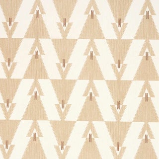 Schumacher X A Rum Fellow Kalido Wallpaper In Oat For Sale