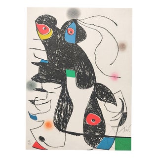 Joan Miró, Painted Words, 1975, Etching For Sale