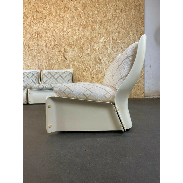 Textile Mid-Century Space Age Modular Sofa in Fiberglass, Set of 10 For Sale - Image 7 of 13