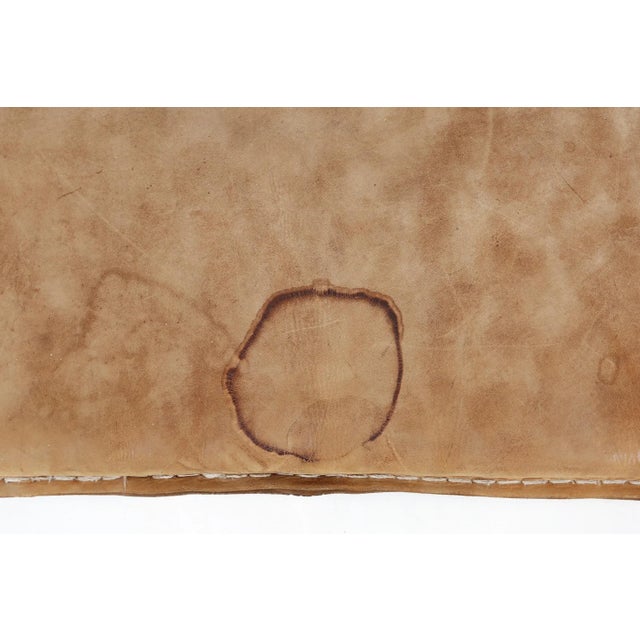 Gym Mat in Brown Cow Leather, Belgium, 1930s For Sale - Image 9 of 11