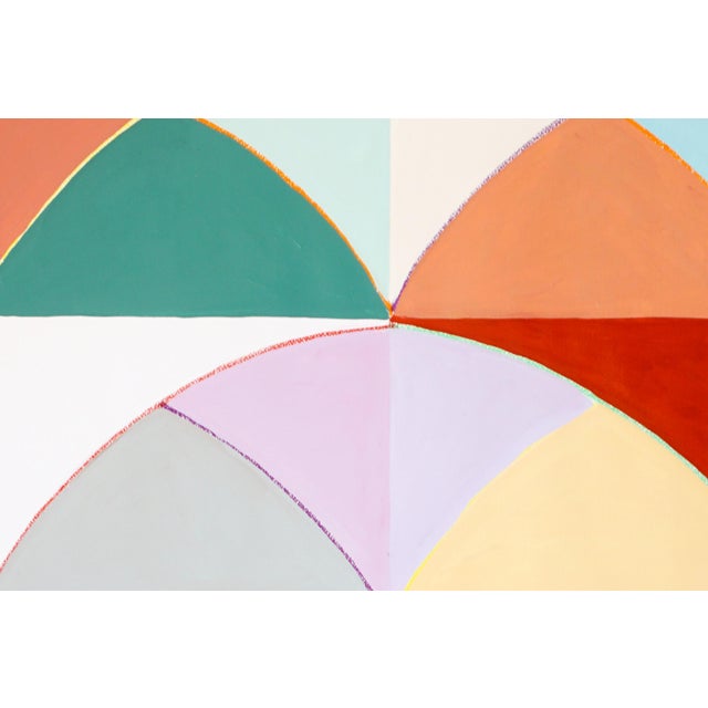 2026, Colorful Ball of Wool Modern Bauhaus Painting - Set of 3 For Sale - Image 11 of 11