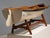 Brown Reimagined Boat-Form Coffee Table with Glass Top For Sale - Image 8 of 11