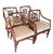 1990s 1990s Shelby Williams Target Back Rattan Dining Chairs, Set of Four, McGuire Style, Coastal, Regency, Palm Beach For Sale - Image 5 of 15