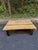 Contemporary Ralph Lauren Home Industrial Pine and Blackened Steel Cocktail Table For Sale - Image 3 of 7