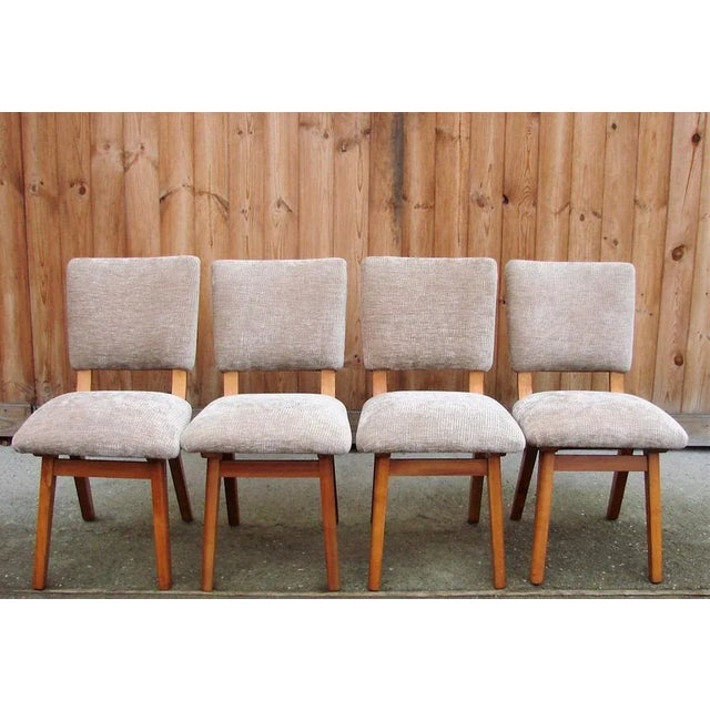Brown Dining Chairs, Denmark, 1960s, Set of 4 For Sale - Image 8 of 10