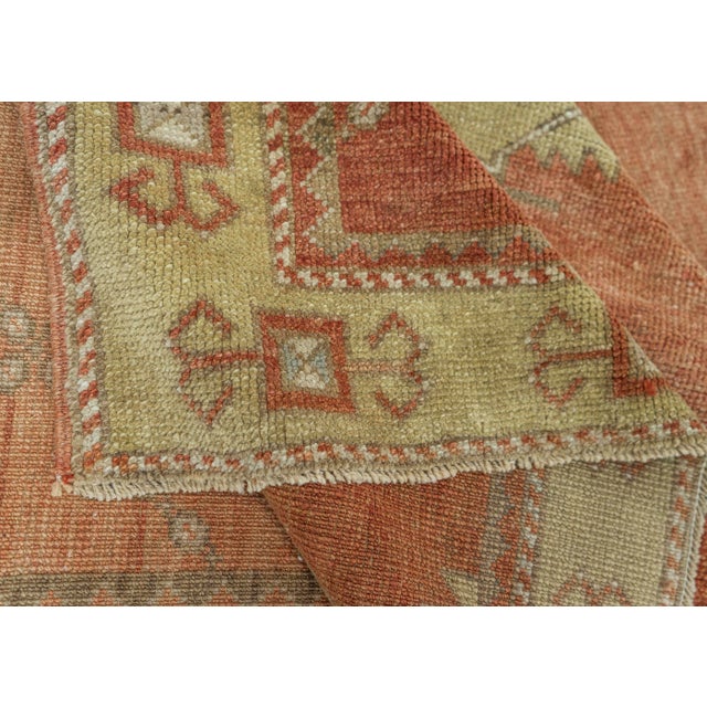 Turkish Vintage Rug 3'11" x 11' #20660 For Sale In Houston - Image 6 of 8