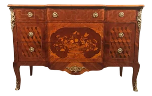 Louis XVI Style Chest of Drawers, France, Late 19th Century