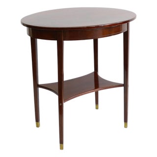 Oval Two-Tier Table, Austria, Circa 1905 For Sale