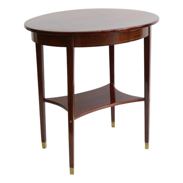 Oval Two-Tier Table, Austria, Circa 1905 For Sale
