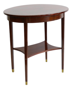 Oval Two-Tier Table, Austria, Circa 1905