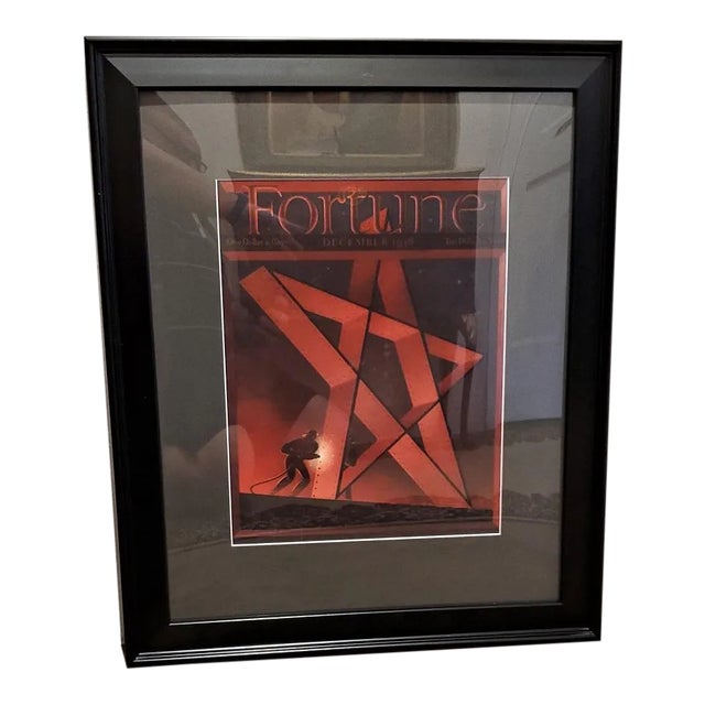 Art Deco Fortune Magazine Cover, December 1938 For Sale