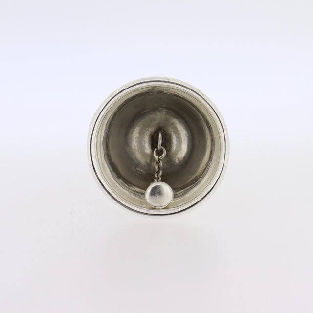 Metal Late 20th Century Cartier Sterling Silver Table Bell With Figural Handle For Sale - Image 7 of 16