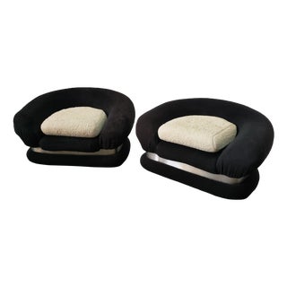 Mid-Century Lounge Chairs, Spain, 1970s, Set of 2 For Sale