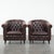 Chesterfield Club Chairs in Cowhide Leather, Set of 2 For Sale - Image 18 of 18