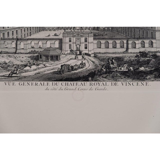 Jaques Rigaud, Château royal de Vincennes, Etching For Sale - Image 7 of 9