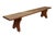 Brown Late 19th Century Rustic French Pine Bench For Sale - Image 8 of 8