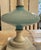 Mid-Century Modern 1970s Italian Mid-Century Modern Turquoise Glass and Marble Table Lamp For Sale - Image 3 of 5