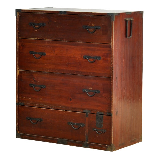Japanese Tansu Chest of Drawers, 1870 For Sale
