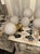 Metal Pair of Murano Grey Ball Cloud Sconces For Sale - Image 7 of 8