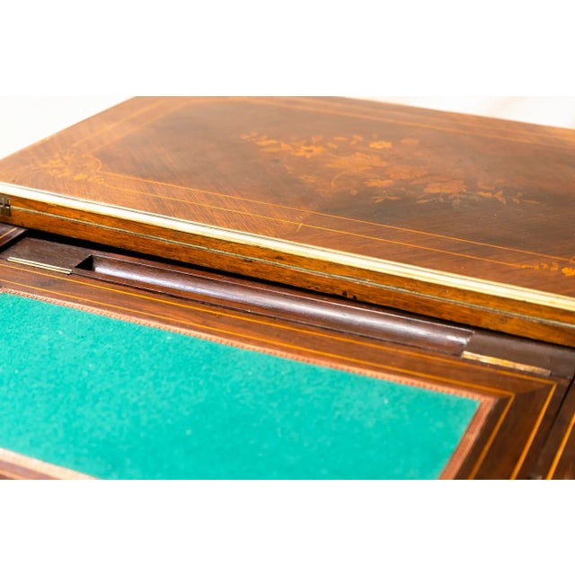 Antique French Marquetry Table With Coiffeuse, Writing Desk and Game Table For Sale In San Francisco - Image 6 of 13