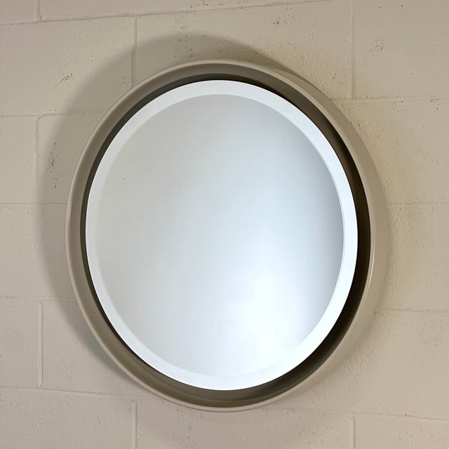 Space Age Backlit Mirror, 1970s For Sale - Image 9 of 9