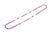 BEYOND' Amethyst Tumbles Chain Link Necklace with Rondels in 18KT Rose Gold. Approx Wt. AM-675.68cts. Length-38".