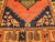 Vintage Kurdish Tribal Area Rug, Handwoven Wool, Red Medallion Design, 4' x 5' For Sale - Image 16 of 18